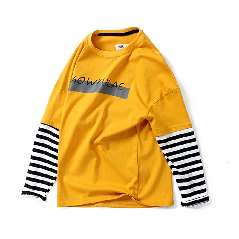 Kids clothes Korean style long-sleeved T-shirt sweatshirt Student boy girl letter Printed bottoming shirt Child quality clothing
Kids clothes Korean style long-sleeved T-shirt sweatshirt Student boy girl letter Printed bottoming shirt Child quality clothing