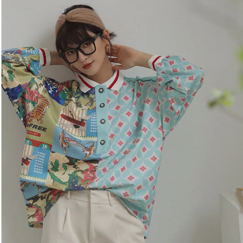 Рубашка LANMREM женская с принтом, рубашка с отложным воротником и длинным рукавом, модный топ, осень 2021, Новое поступление 2D1609
Рубашка LANMREM женская с принтом, рубашка с отложным воротником и длинным рукавом, модный топ, осень 2021, Новое поступление 2D1609