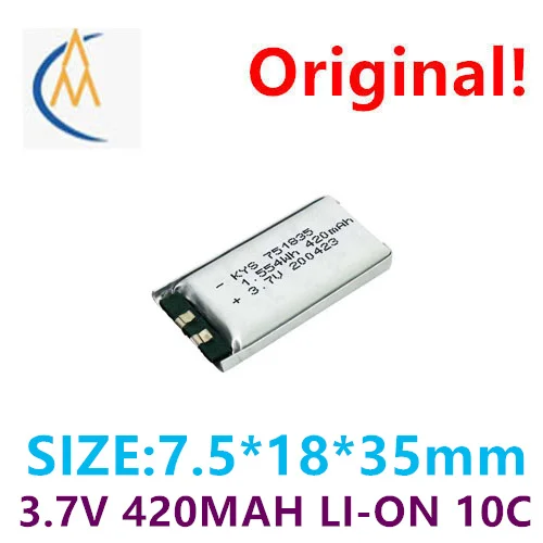Литиевая батарея 10C 3A разряд 751835 701835 3.7v420mah, авиационная модель электроинструмента, электрический игрушечный автомобиль и корабль, чистый Ко...
Литиевая батарея 10C 3A разряд 751835 701835 3.7v420mah, авиационная модель электроинструмента, электрический игрушечный автомобиль и корабль, чистый Ко...