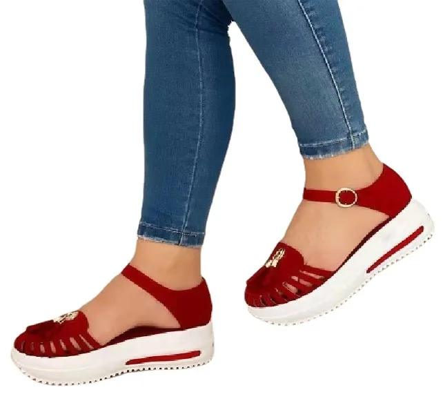 Summer Platform Sandals Women Shoes Round Toe Beach Flat Sandals Hollow Out Buckle Strap Ladies Gladiator Sandals Sandalias
Summer Platform Sandals Women Shoes Round Toe Beach Flat Sandals Hollow Out Buckle Strap Ladies Gladiator Sandals Sandalias