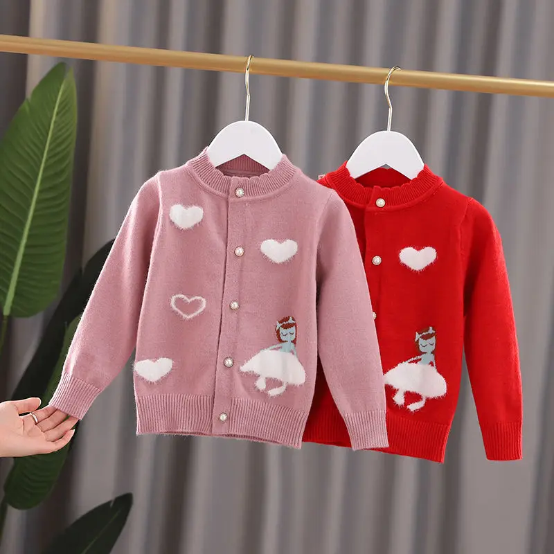 2021 Autumn Winter Kids Girls Cardigan Sweater Girls Sweaters Casual Long Sleeve Baby Girl Knitted Cardigans for Big Kids D389
2021 Autumn Winter Kids Girls Cardigan Sweater Girls Sweaters Casual Long Sleeve Baby Girl Knitted Cardigans for Big Kids D389