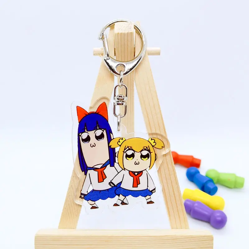 Anime Pop Team Epic Keychain Cute Funny Pop And Pipi Acrylic Figure Pendant Keyring Women Bag Car Decor Jewelry Accessories
Anime Pop Team Epic Keychain Cute Funny Pop And Pipi Acrylic Figure Pendant Keyring Women Bag Car Decor Jewelry Accessories