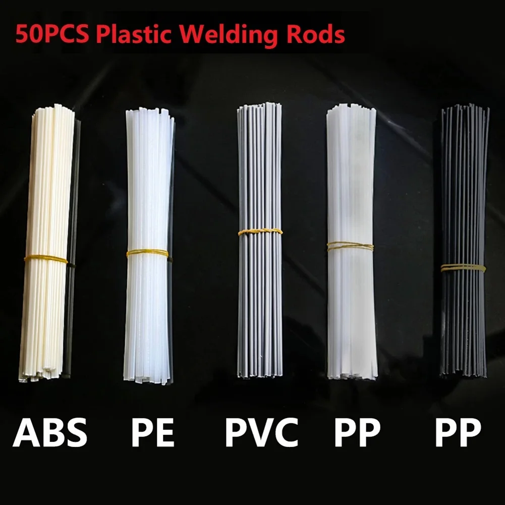 50pcs Plastic Welding Rods Bumper Repair ABS/PP/PVC/PE Welding Sticks Welding Soldering Supplies Grey White Black Beige Color
50pcs Plastic Welding Rods Bumper Repair ABS/PP/PVC/PE Welding Sticks Welding Soldering Supplies Grey White Black Beige Color