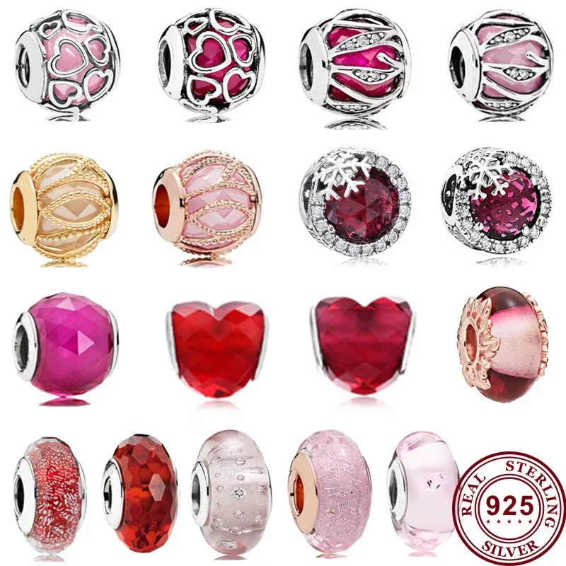 925 Sterling Silver Pan Beads Heart Shaped Red And Pink Cat's Eye Glass Beads For Women's Fashion Diy Jewelry
925 Sterling Silver Pan Beads Heart Shaped Red And Pink Cat's Eye Glass Beads For Women's Fashion Diy Jewelry