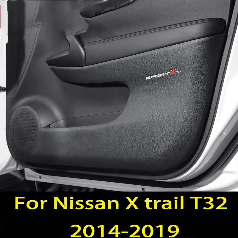 Кожаный коврик для Nissan X Trail T32 trail 2014 2019 с защитой от ударов|Хромирование| |