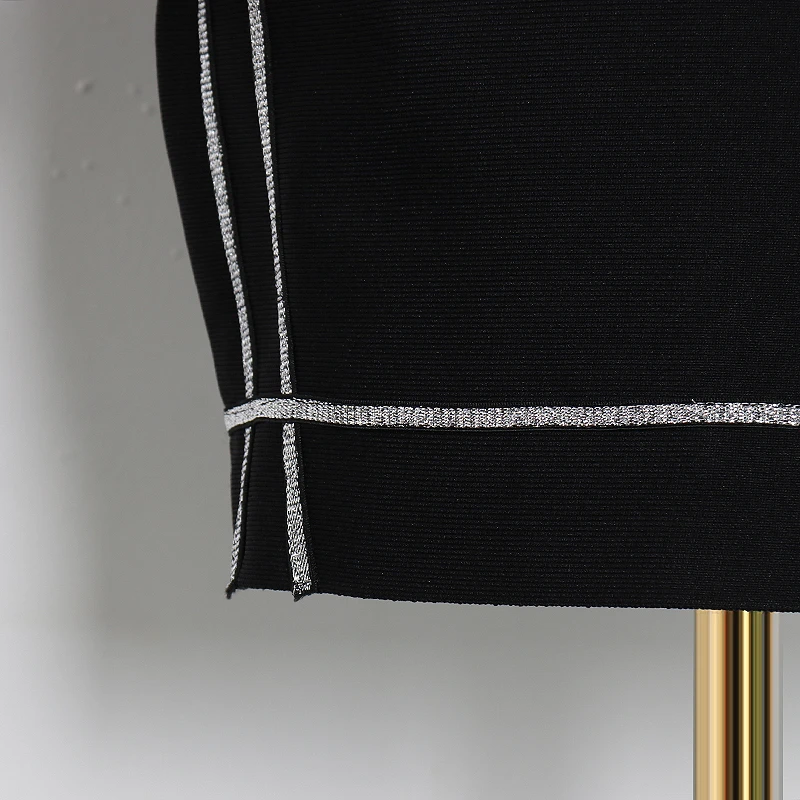 VGH Black Patchwork Sheath Dress For Female Stand Collar Long Sleeve High Waist Midi Striped Dresses Female Fashion Autumn Tide
VGH Black Patchwork Sheath Dress For Female Stand Collar Long Sleeve High Waist Midi Striped Dresses Female Fashion Autumn Tide