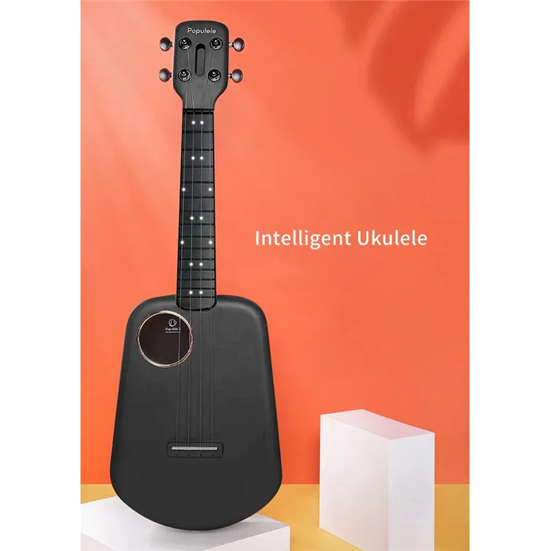 Populele 23 Inch 4 Strings USB APP Control Smart Ukulele with Bag Musical Instrument Birthday Gift For Beginners Girlfriend Kids
Populele 23 Inch 4 Strings USB APP Control Smart Ukulele with Bag Musical Instrument Birthday Gift For Beginners Girlfriend Kids