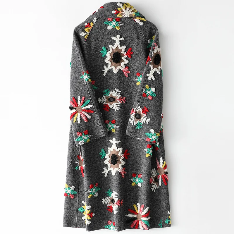 New Printed Wool Lapel Embroidered Fur Coat Autumn Winter with Pockets 2020 Women's Fashion Granular Sheep Shearer Outwear
New Printed Wool Lapel Embroidered Fur Coat Autumn Winter with Pockets 2020 Women's Fashion Granular Sheep Shearer Outwear