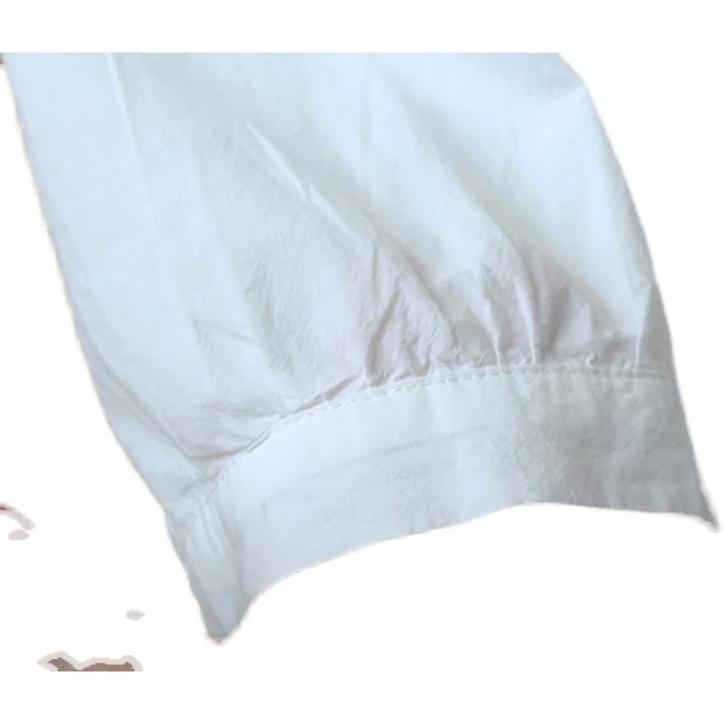 Sweet peter pan collar loose small fresh summer new White Shirt black buttons Short Sleeve shirt Female
Sweet peter pan collar loose small fresh summer new White Shirt black buttons Short Sleeve shirt Female