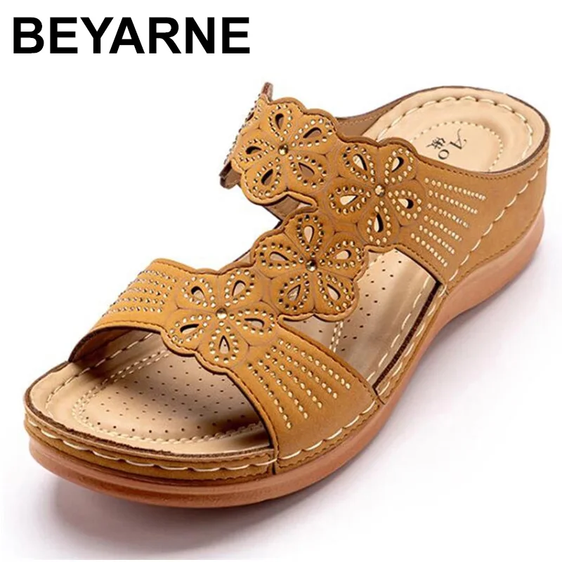 BEYARNEHollow Wedges Sandals Casual Shoes Beach Sandals Slippers Slides Non Slip Summer Platform Comfy Shoes Sandalias Drop Ship
BEYARNEHollow Wedges Sandals Casual Shoes Beach Sandals Slippers Slides Non Slip Summer Platform Comfy Shoes Sandalias Drop Ship