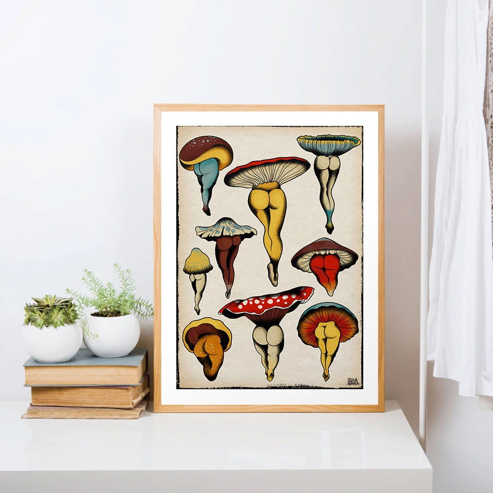 Abstract Sexy Plant Leg Poster Vintage Art Print Carrots Ice Cream Mushrooms Canvas Painting Wall Picture Living Room Home Decor
Abstract Sexy Plant Leg Poster Vintage Art Print Carrots Ice Cream Mushrooms Canvas Painting Wall Picture Living Room Home Decor