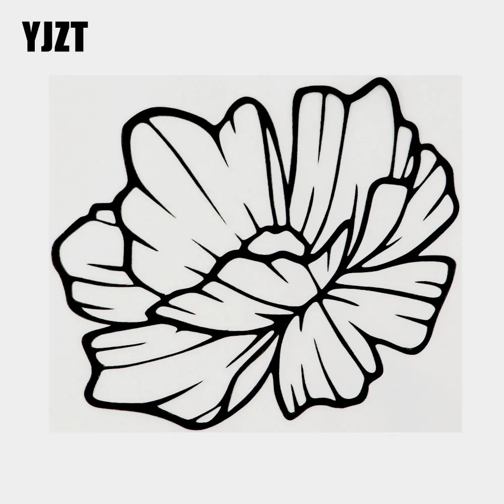 YJZT 13.5CM×11.5CM Beautiful Peony Plant Flower Vinyl Car Sticker Decals Black/Silver 18B-0496
YJZT 13.5CM×11.5CM Beautiful Peony Plant Flower Vinyl Car Sticker Decals Black/Silver 18B-0496