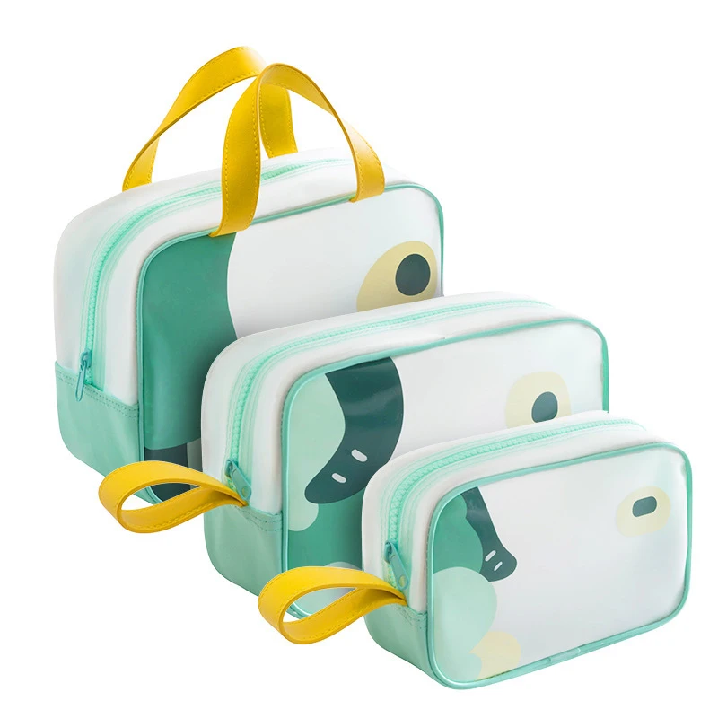 Newest Cartoon Portable Cosmetic Bag TPU Transparent Toiletry Supplies Travel Bag with Zipper Handle Strap Waterproof Storage
Newest Cartoon Portable Cosmetic Bag TPU Transparent Toiletry Supplies Travel Bag with Zipper Handle Strap Waterproof Storage