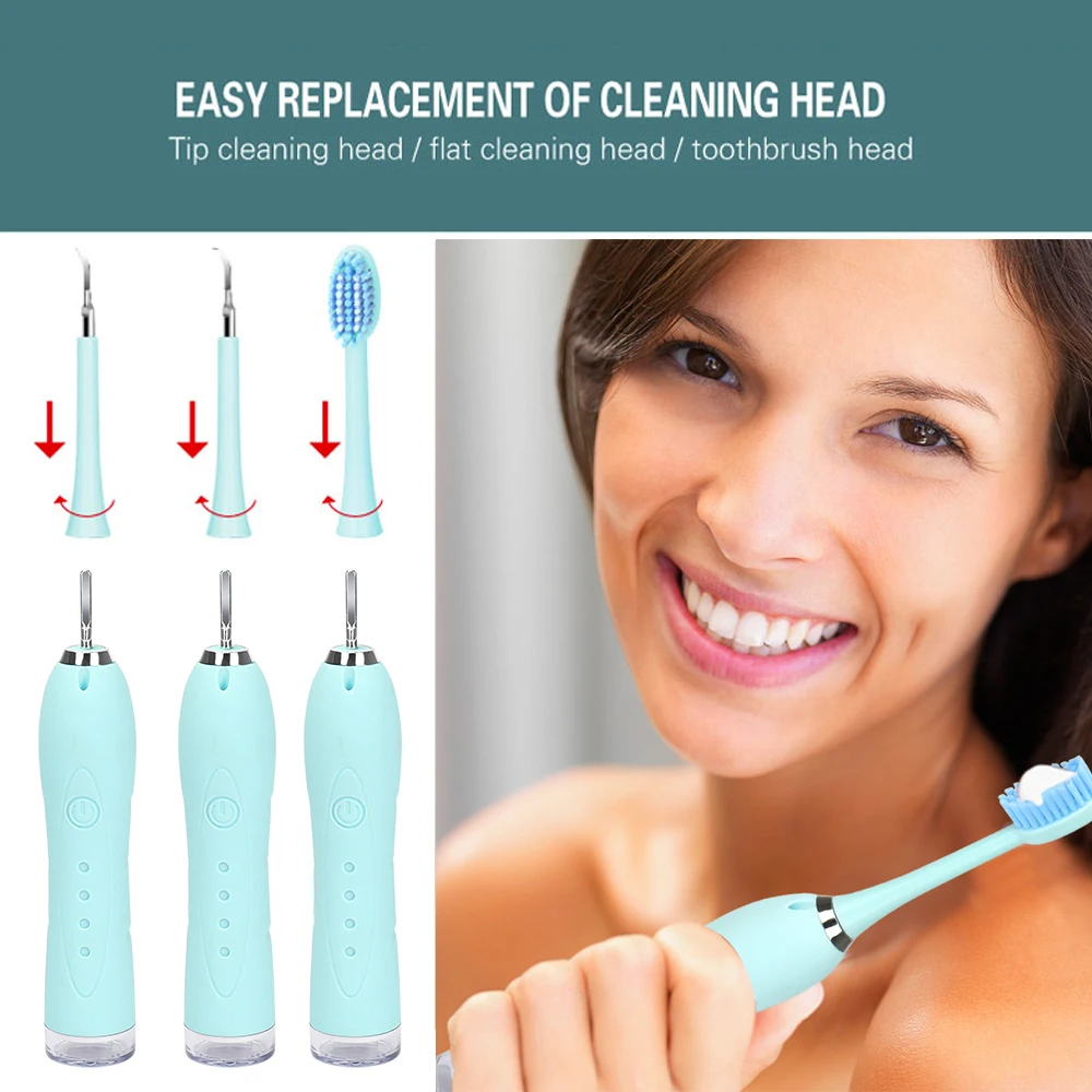 2 in 1 Sonic Electric Toothbrush Cleaner Set Dental Scaler Calculus Remover Four Mode Waterproof Rechargeable CE 
2 in 1 Sonic Electric Toothbrush Cleaner Set Dental Scaler Calculus Remover Four Mode Waterproof Rechargeable CE
