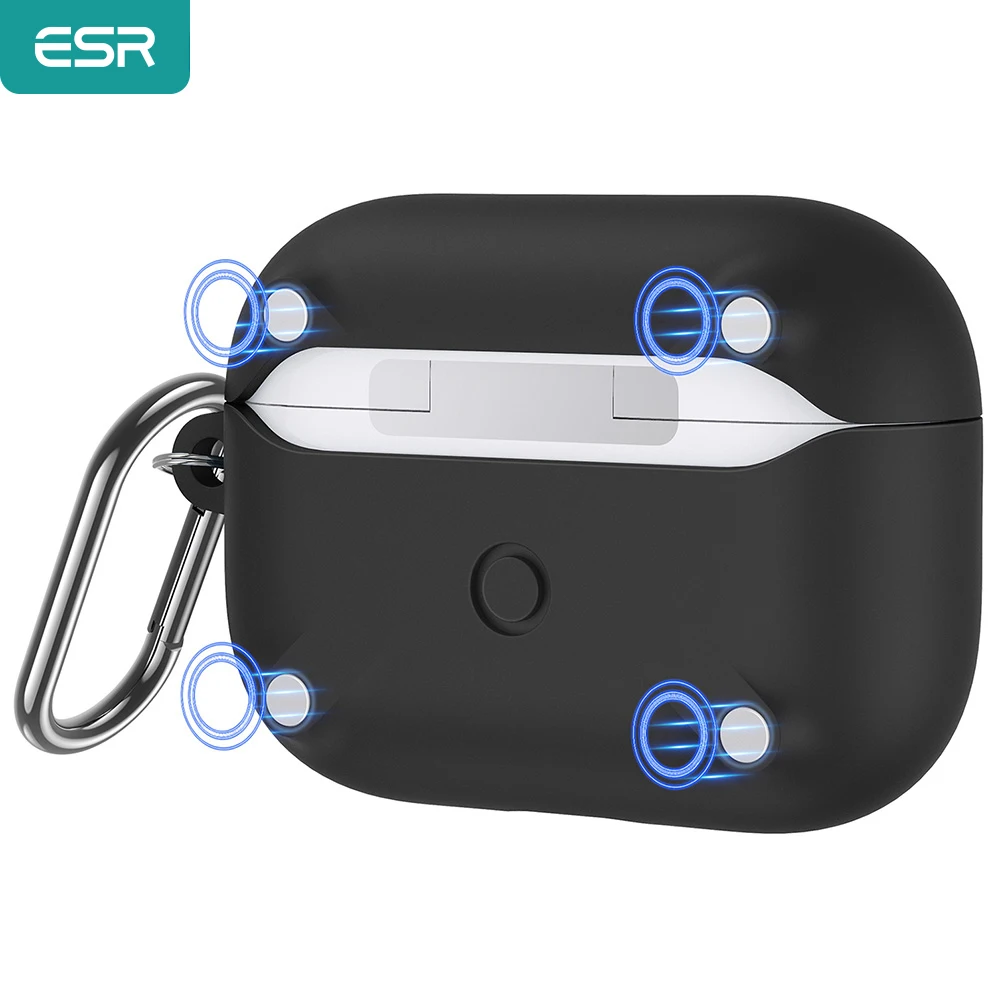 ESR for AirPods 2021 Magnetic Case Wireless Charging for AirPods 3rd Protective Case Keychain Silicone Cover Earphone Funda Case
ESR for AirPods 2021 Magnetic Case Wireless Charging for AirPods 3rd Protective Case Keychain Silicone Cover Earphone Funda Case