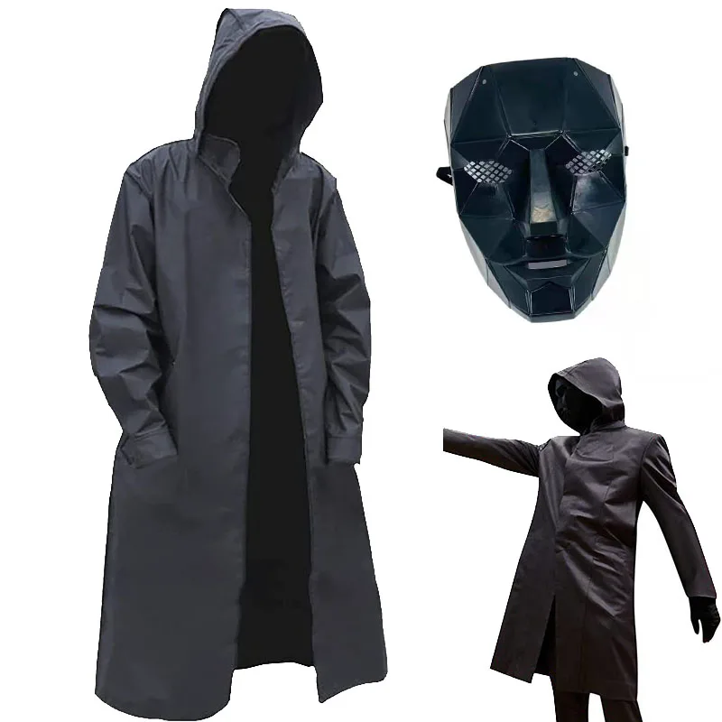 2021 TV Squid Game Boss Cosplay Costume Villain Front Man Uniform Set Round Six Hwang Jun-ho Elder Brother Role Play Mask
2021 TV Squid Game Boss Cosplay Costume Villain Front Man Uniform Set Round Six Hwang Jun-ho Elder Brother Role Play Mask