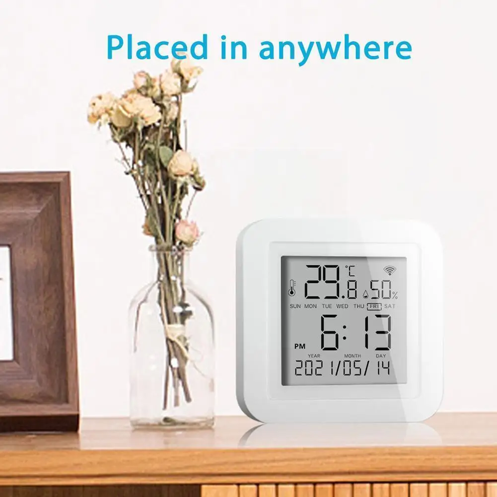 New Wifi Remote Control Humidity Sensor Usb Power With Lcd Tuya Alexa Display With App Life Works Screen Contr E9k8
New Wifi Remote Control Humidity Sensor Usb Power With Lcd Tuya Alexa Display With App Life Works Screen Contr E9k8