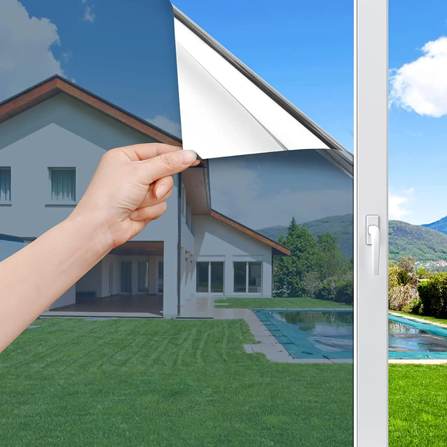 YaJing One Way Mirror Film for Home Self Adhesive Glass Stickers Reflective Privacy Window Tint Heat Control Solar Film Decorate
YaJing One Way Mirror Film for Home Self Adhesive Glass Stickers Reflective Privacy Window Tint Heat Control Solar Film Decorate