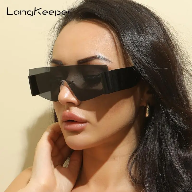 Oversized Flat Top Sunglasses Women Luxury Designer Rimless Sun Glasses Big Frame Eyewear Lady Oculos Lunette De Soleil Femme
Oversized Flat Top Sunglasses Women Luxury Designer Rimless Sun Glasses Big Frame Eyewear Lady Oculos Lunette De Soleil Femme