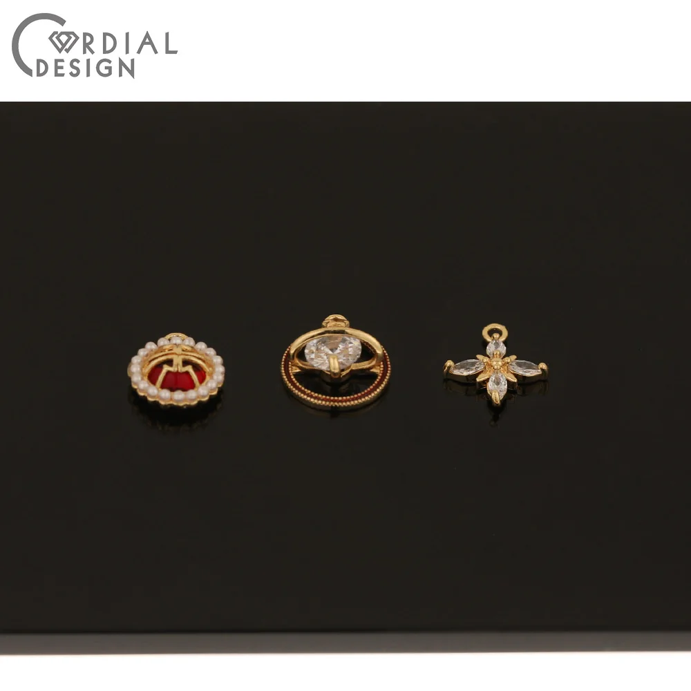 Cordial Design 30Pcs Earrings Accessories/Pendant/Genuine Gold Plating/Hand Made/Jewelry Findings & Components/DIY CZ Charms
Cordial Design 30Pcs Earrings Accessories/Pendant/Genuine Gold Plating/Hand Made/Jewelry Findings & Components/DIY CZ Charms