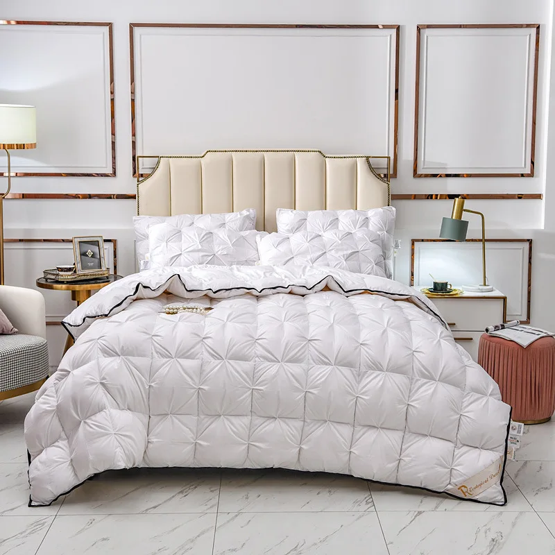 Very Warm Winter Duvets 95 White Goose Down Quilt Cotton Twin Queen Quilts Hotel Bedroom Thick Anti-feather Cloth Duvet Bed NEW
Very Warm Winter Duvets 95 White Goose Down Quilt Cotton Twin Queen Quilts Hotel Bedroom Thick Anti-feather Cloth Duvet Bed NEW