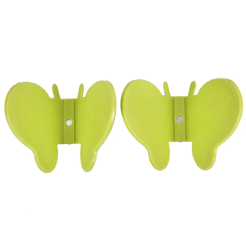 2pcs/set Butterfly Shaped Silicone Anti-scald Devices Fridge Magnet Kitchen Tool Insulation Plate Clamp
2pcs/set Butterfly Shaped Silicone Anti-scald Devices Fridge Magnet Kitchen Tool Insulation Plate Clamp