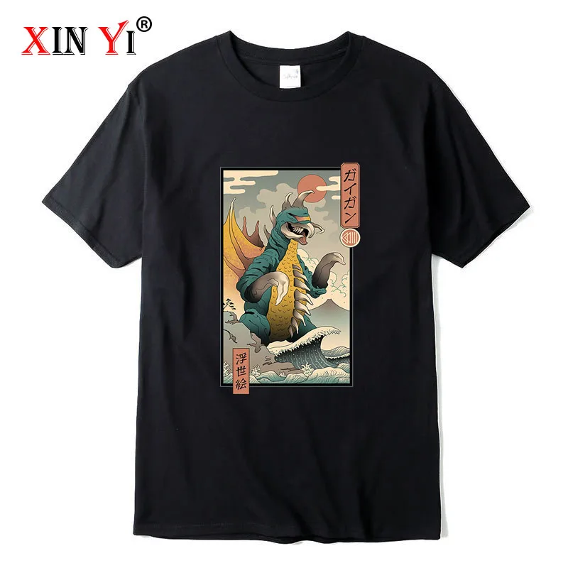 XIN YI Men's T-shirt High Quality 100% cotton Anime dinosaur printing summer casual cool loose o-neck men t-shirt male tops
XIN YI Men's T-shirt High Quality 100% cotton Anime dinosaur printing summer casual cool loose o-neck men t-shirt male tops