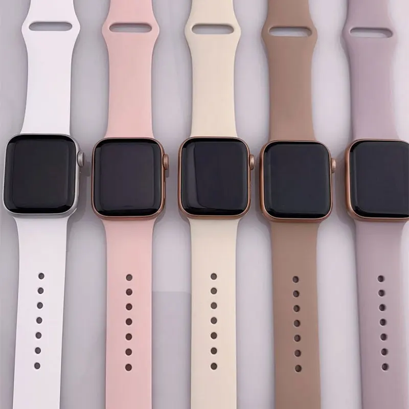 Silicone Strap For Apple Watch Bracelet 44mm 40mm 38mm 42 Mm Watchband For Apple Watch Band Correa For Iwatch Series 6 Se 5 4 3
Silicone Strap For Apple Watch Bracelet 44mm 40mm 38mm 42 Mm Watchband For Apple Watch Band Correa For Iwatch Series 6 Se 5 4 3