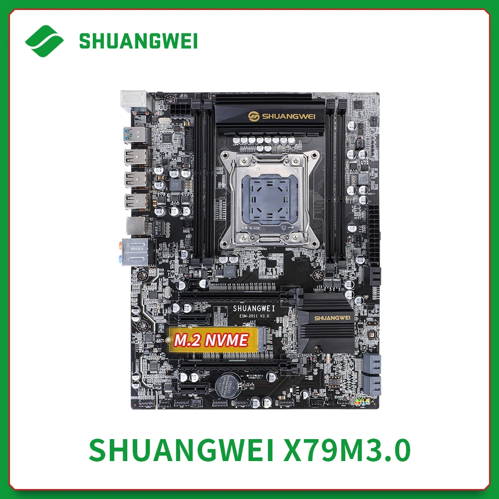 X79 M3.0 C206 Chip Set Motherboard USB3.0 LGA 2011 ATX SATA 3.0 PCI-E NVME M.2 SSD Support REG DDR3 ECC Memory Xeon E5 Processor
X79 M3.0 C206 Chip Set Motherboard USB3.0 LGA 2011 ATX SATA 3.0 PCI-E NVME M.2 SSD Support REG DDR3 ECC Memory Xeon E5 Processor