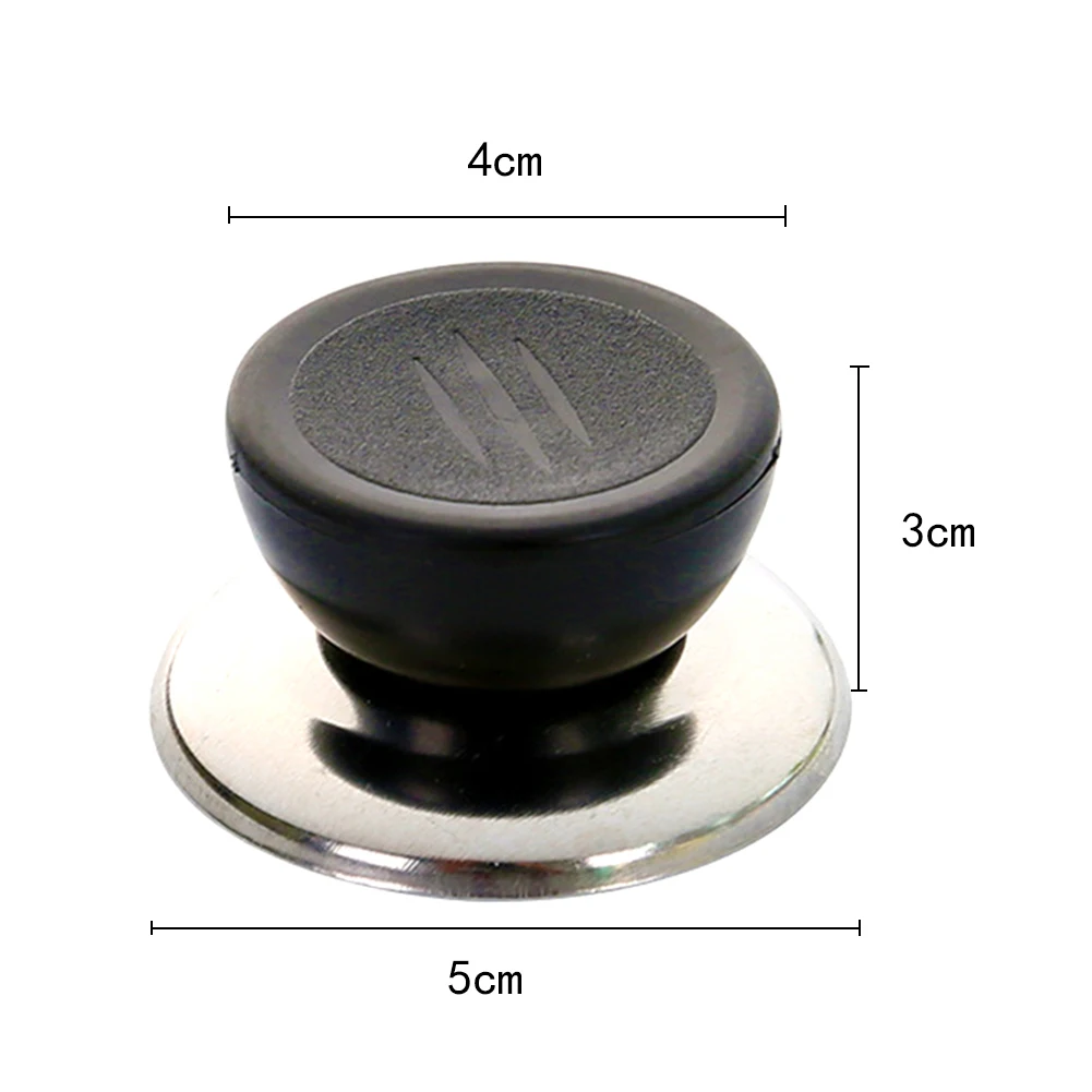 3pcs Knob For Pan Lid Glass Cover Fittings At The Middle Of The Pot 6-10mm Holes Heat Insulation Anti-scald Non-slip
3pcs Knob For Pan Lid Glass Cover Fittings At The Middle Of The Pot 6-10mm Holes Heat Insulation Anti-scald Non-slip