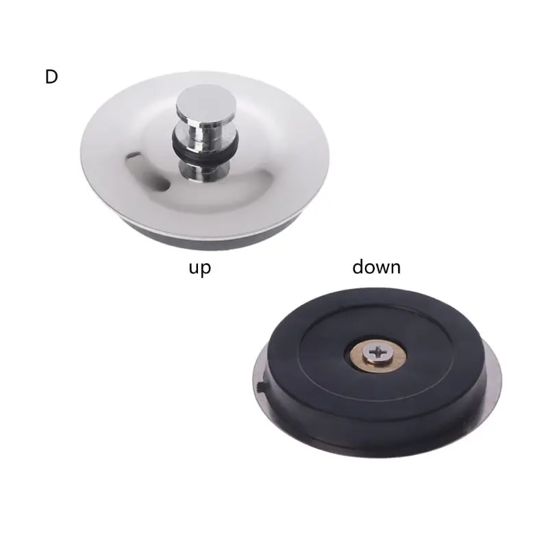 Stainless Steel Rubber Bath Tub Sink Floor Drain Plug Water Stopper Tool For Kitchen Laundry Bathroom
Stainless Steel Rubber Bath Tub Sink Floor Drain Plug Water Stopper Tool For Kitchen Laundry Bathroom