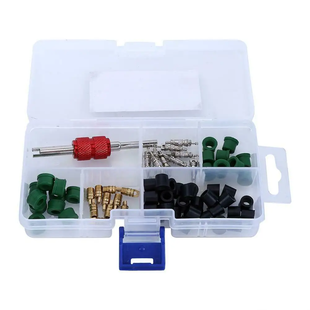 71Pcs Gasket Seal Ring Air-Conditioning A/C Valve Core Remover Tool A/C Hose Adapter Rubber Washer Gasket Valve Core Kit
71Pcs Gasket Seal Ring Air-Conditioning A/C Valve Core Remover Tool A/C Hose Adapter Rubber Washer Gasket Valve Core Kit