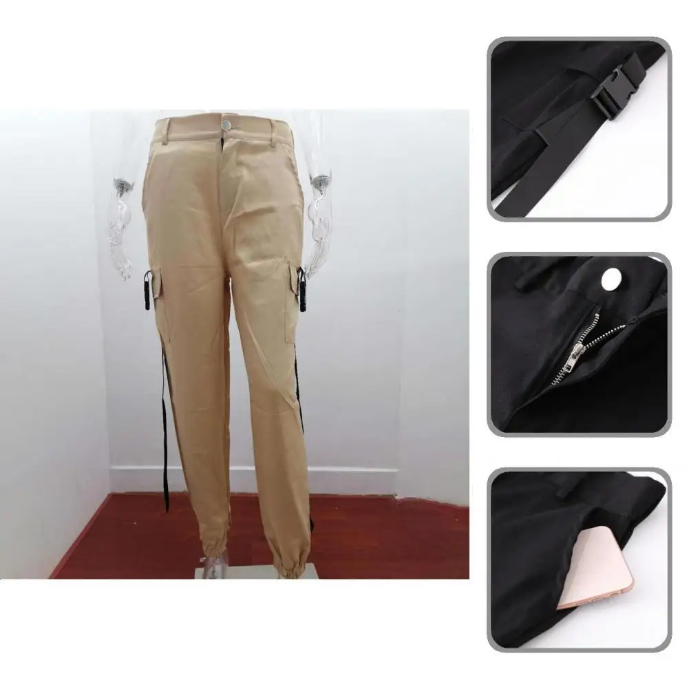 Loose Great Button Women Harem Pants Multi Pockets Lady Trousers Zipper for Street Dance
Loose Great Button Women Harem Pants Multi Pockets Lady Trousers Zipper for Street Dance