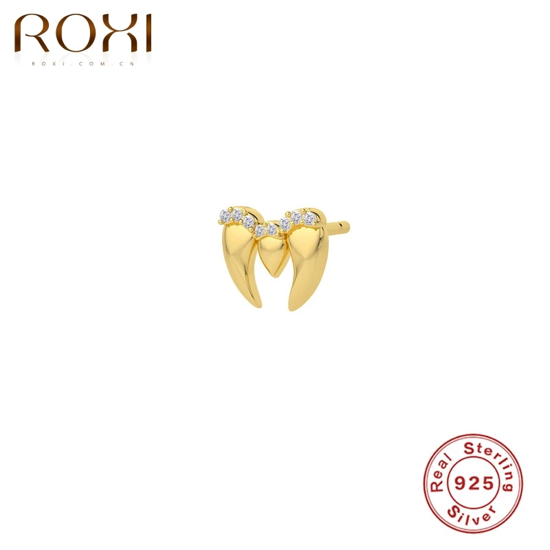 ROXI 925 Sterling Silver CZ Zircon Crystal Small Stud Earrings For Women Gold Earrings Wedding Engagement Piercing Jewelry Gift 
ROXI 925 Sterling Silver CZ Zircon Crystal Small Stud Earrings For Women Gold Earrings Wedding Engagement Piercing Jewelry Gift