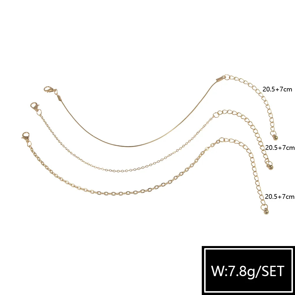 Cross border new European and American thin three piece suit foot chain personality popular simple multi-layer chain foot chain
Cross border new European and American thin three piece suit foot chain personality popular simple multi-layer chain foot chain