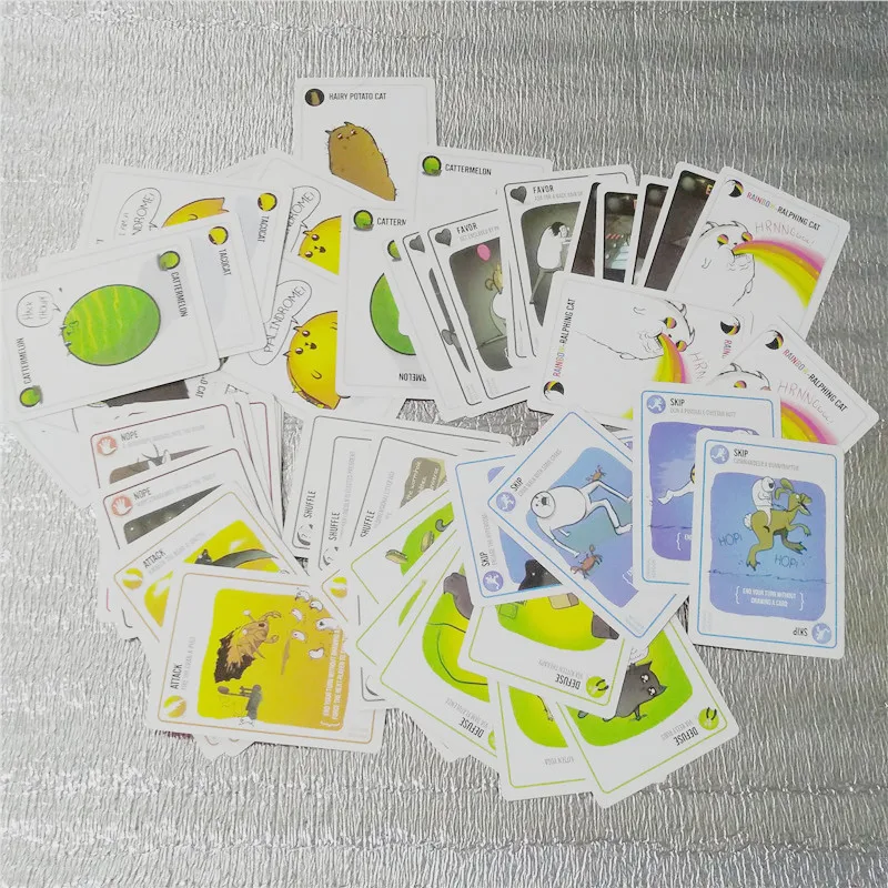 Popular English Card Game Bombing explosive Cat Gatitos kitten explosivos Basic Edition / NSFW / Expansion For Party Board Game
Popular English Card Game Bombing explosive Cat Gatitos kitten explosivos Basic Edition / NSFW / Expansion For Party Board Game