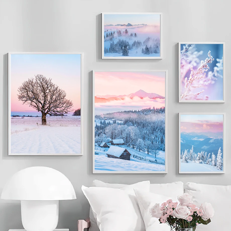 Winter Snowy Town Lake House Forest Flower Nordic Posters And Prints Wall Art Canvas Painting Wall Pictures For Living Room Home
Winter Snowy Town Lake House Forest Flower Nordic Posters And Prints Wall Art Canvas Painting Wall Pictures For Living Room Home