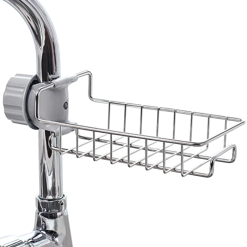 Kitchen Stainless Steel Sink Organizer Faucet Sink Holder Shelf Soap Sponge Drain Basket Rack Bathroom Storage Hanging Rack
Kitchen Stainless Steel Sink Organizer Faucet Sink Holder Shelf Soap Sponge Drain Basket Rack Bathroom Storage Hanging Rack