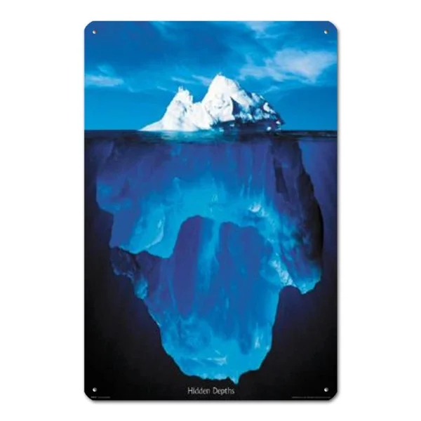 Hidden Depths Iceberg Photo Art Print 24X36 Metal Tin Sign Metal Posters Fashion Wall Art Stickers Metal Tin Sign Decorative A
Hidden Depths Iceberg Photo Art Print 24X36 Metal Tin Sign Metal Posters Fashion Wall Art Stickers Metal Tin Sign Decorative A