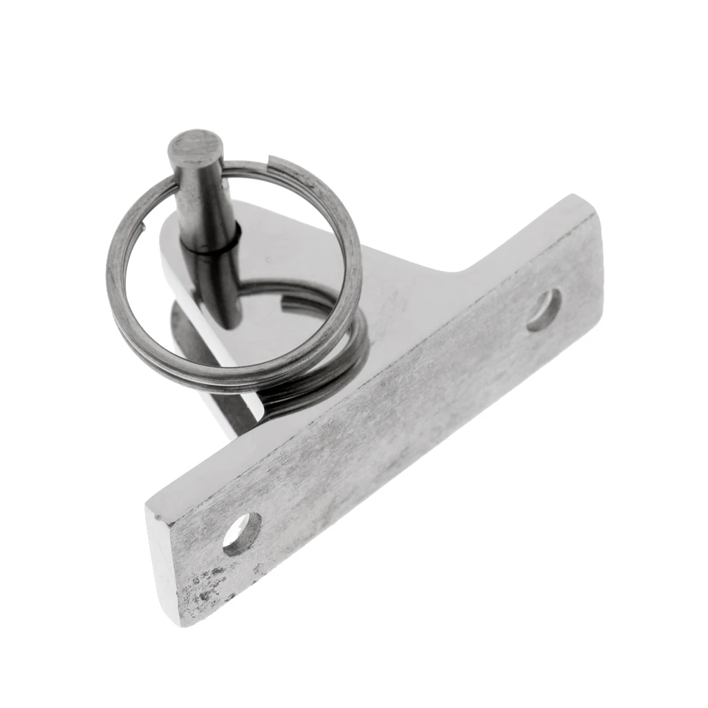 90 Degree Marine Boat Deck Hinge with Removable Pin and Ring, Bimini Top Fitting Hardware, 316 Stainless Steel, Silver
90 Degree Marine Boat Deck Hinge with Removable Pin and Ring, Bimini Top Fitting Hardware, 316 Stainless Steel, Silver