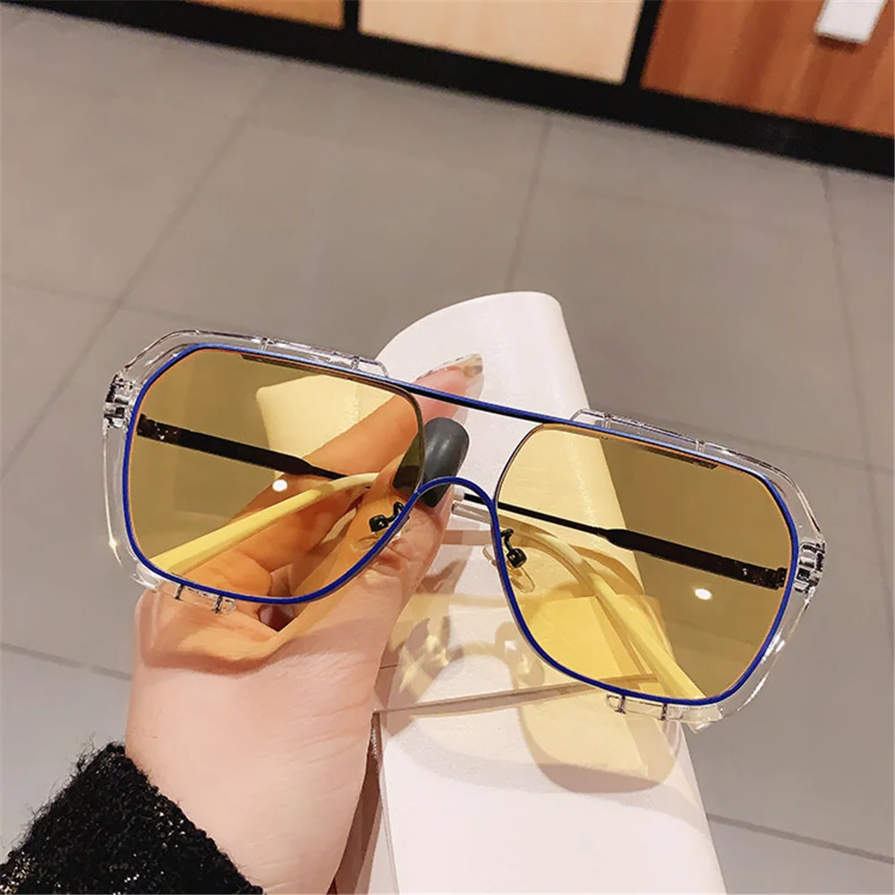 MAYTEN Vintage Large Frame Square Women Sunglasses One-piece Female Retro ins Yellow Sun Glasses 2021 Men Driving UV400 Eyewear
MAYTEN Vintage Large Frame Square Women Sunglasses One-piece Female Retro ins Yellow Sun Glasses 2021 Men Driving UV400 Eyewear