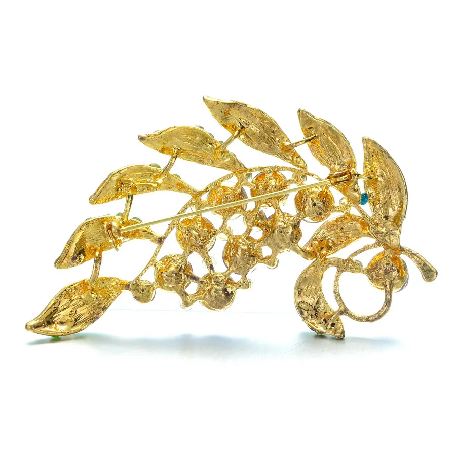 RINHOO Green Leaf Flower Brooches Vintage Plant Brooch Pin Full Rhinestone Inlay Suit Corsage Coat Sweater Accessories Good Gift
RINHOO Green Leaf Flower Brooches Vintage Plant Brooch Pin Full Rhinestone Inlay Suit Corsage Coat Sweater Accessories Good Gift