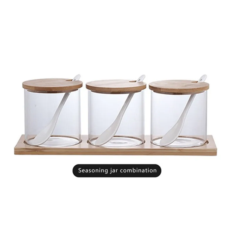 Norbi Bottle Seasoning Containers Kitchen Seasoning Pot Bamboo Japanese Transparent Sugar Salt Sorage Box 3pcs Connected Cans
Norbi Bottle Seasoning Containers Kitchen Seasoning Pot Bamboo Japanese Transparent Sugar Salt Sorage Box 3pcs Connected Cans