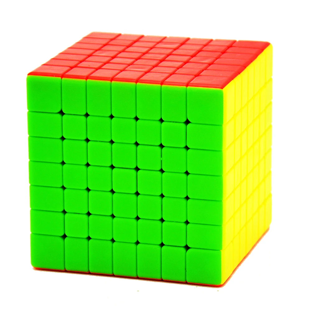Новый CYCLONE BOYS Feiying 7x7x7 Cube Stickerless 7layer Magic Puzzle Magico Cubo игрушки для детей 7x7|Головоломки| |