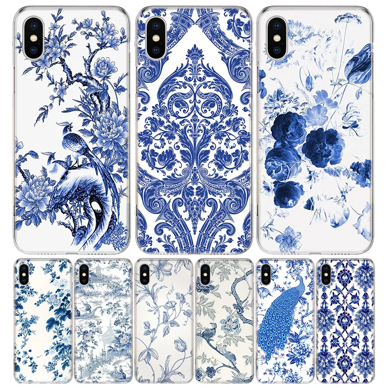 Blue And White Porcelain Silicon Call Phone Casing For Apple iPhone 11 13 Pro Max 12 Mini 7 Plus 6 X XR XS Case 8 6S SE 5S + Cov
Blue And White Porcelain Silicon Call Phone Casing For Apple iPhone 11 13 Pro Max 12 Mini 7 Plus 6 X XR XS Case 8 6S SE 5S + Cov