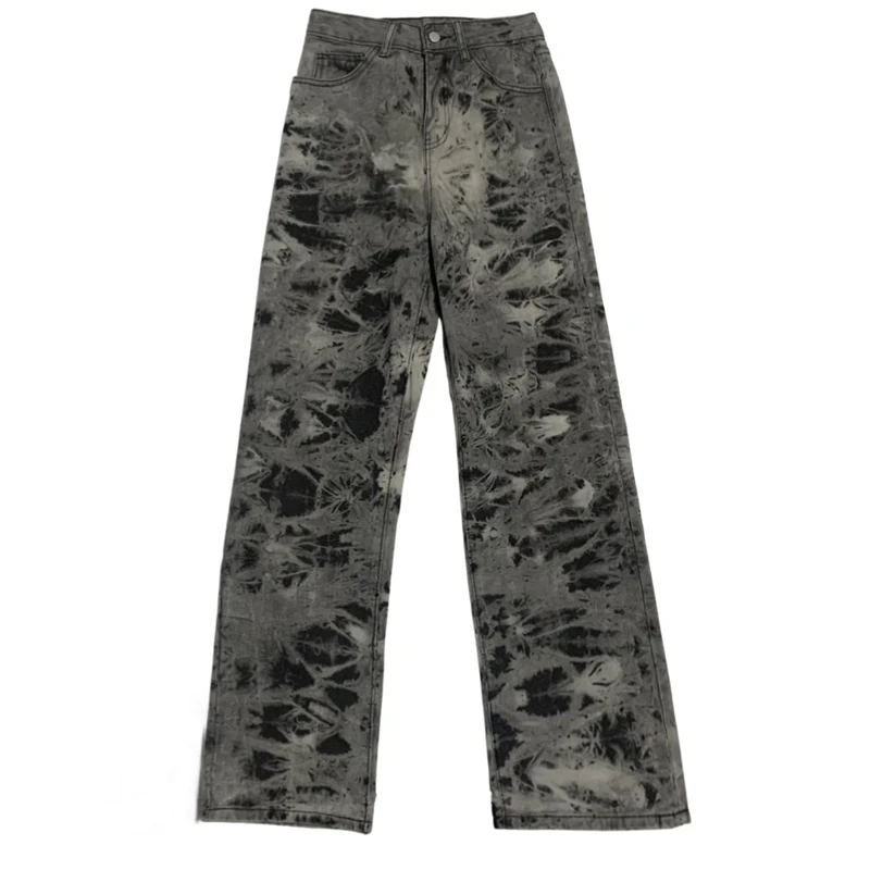 #1566 Tie Dye Printed Jeans Women Loose Vintage Casual High Waisted Wide Leg Jeans Women Streetwear Straight Hip Hop Jeans Long
#1566 Tie Dye Printed Jeans Women Loose Vintage Casual High Waisted Wide Leg Jeans Women Streetwear Straight Hip Hop Jeans Long