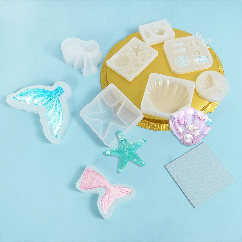 1pcs Underwater World Conch Mold DIY Baking Fondant Cake Chocolate Decoration Accessories Mermaid Starfish Shell Silicone Mold
1pcs Underwater World Conch Mold DIY Baking Fondant Cake Chocolate Decoration Accessories Mermaid Starfish Shell Silicone Mold