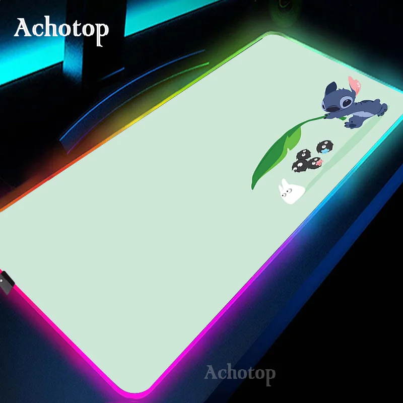 Stitch RGB Anime Mouse Pad Kawaii Gaming Mouse Pad Computer Large Mousepad Backlit Mouse Pads LED Gamer Mause Carpet Desk Mat
Stitch RGB Anime Mouse Pad Kawaii Gaming Mouse Pad Computer Large Mousepad Backlit Mouse Pads LED Gamer Mause Carpet Desk Mat