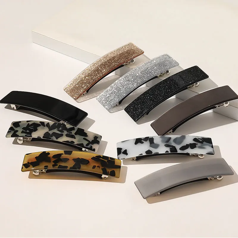 Hairpin Hairgrips Hair Clip Bling Glitter Marble Hair Accessories Acetate Barrette Vintage Hairpins Square Duckbill Hairgirps
Hairpin Hairgrips Hair Clip Bling Glitter Marble Hair Accessories Acetate Barrette Vintage Hairpins Square Duckbill Hairgirps
