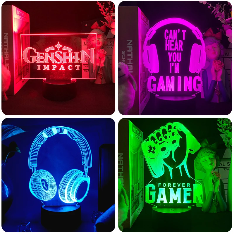 Game desktop 3D night light game icon creative decoration lamp bedside table lamp novel holiday gift
Game desktop 3D night light game icon creative decoration lamp bedside table lamp novel holiday gift